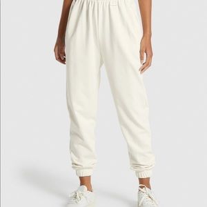 Gymshark X Whitney Simmons Loose Joggers Unbleached Size Medium